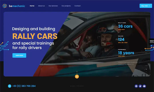 Michilli desktop homepage hero featuring luxury interior and tagline “The precision of passion.”